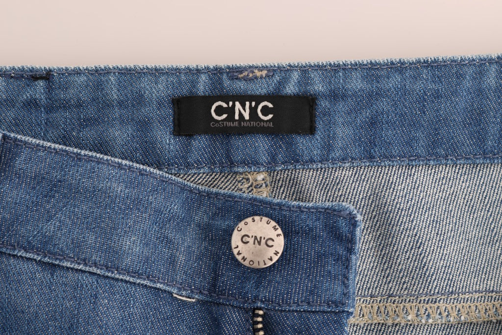Jean Costume National bleu en coton