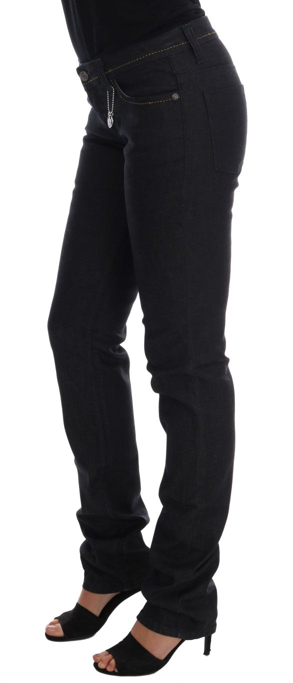 Jean coupe slim Costume National bleu en coton (stretch)
