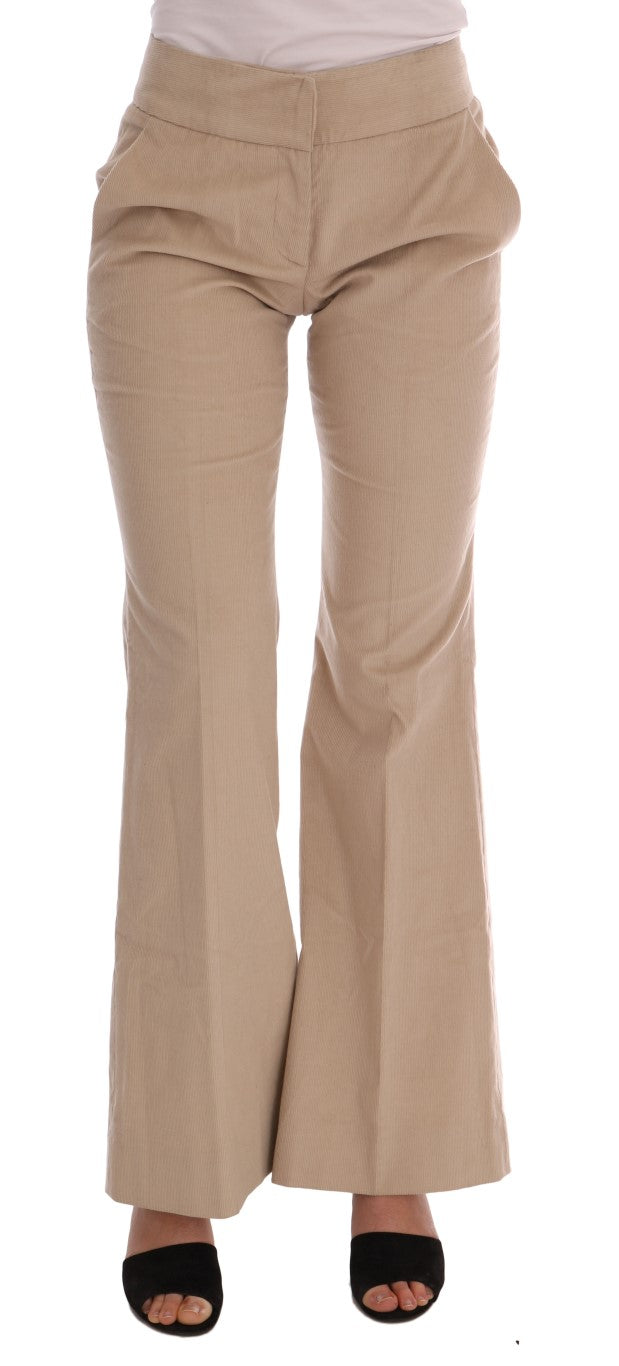 Pantalon Ermanno Scervino beige en coton
