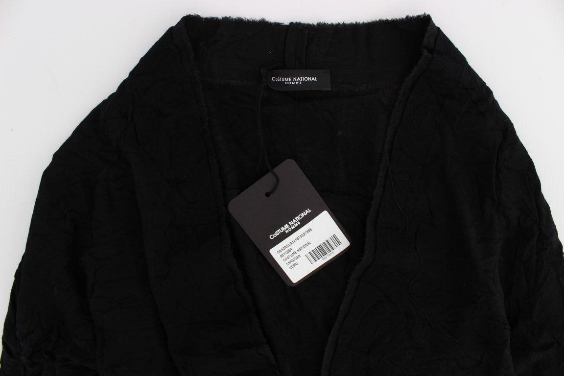 Gilet cardigan Costume National noir en laine