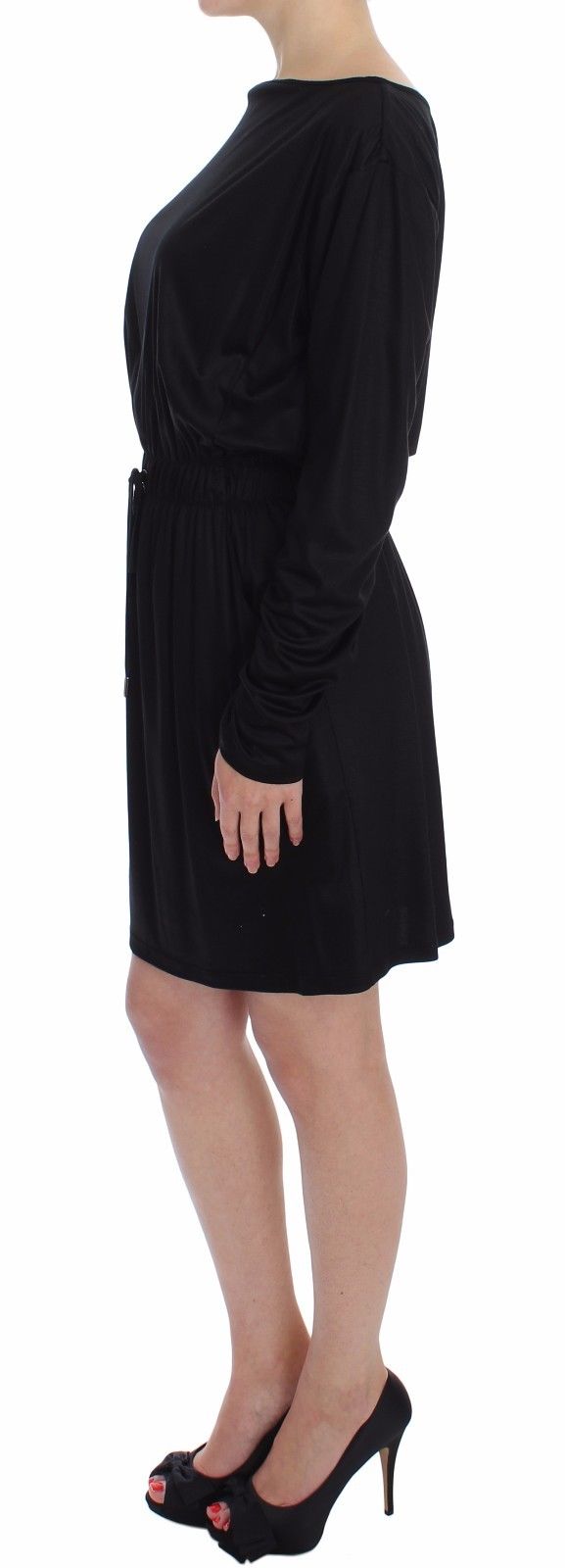 Robe Versace Jeans noire en soie
