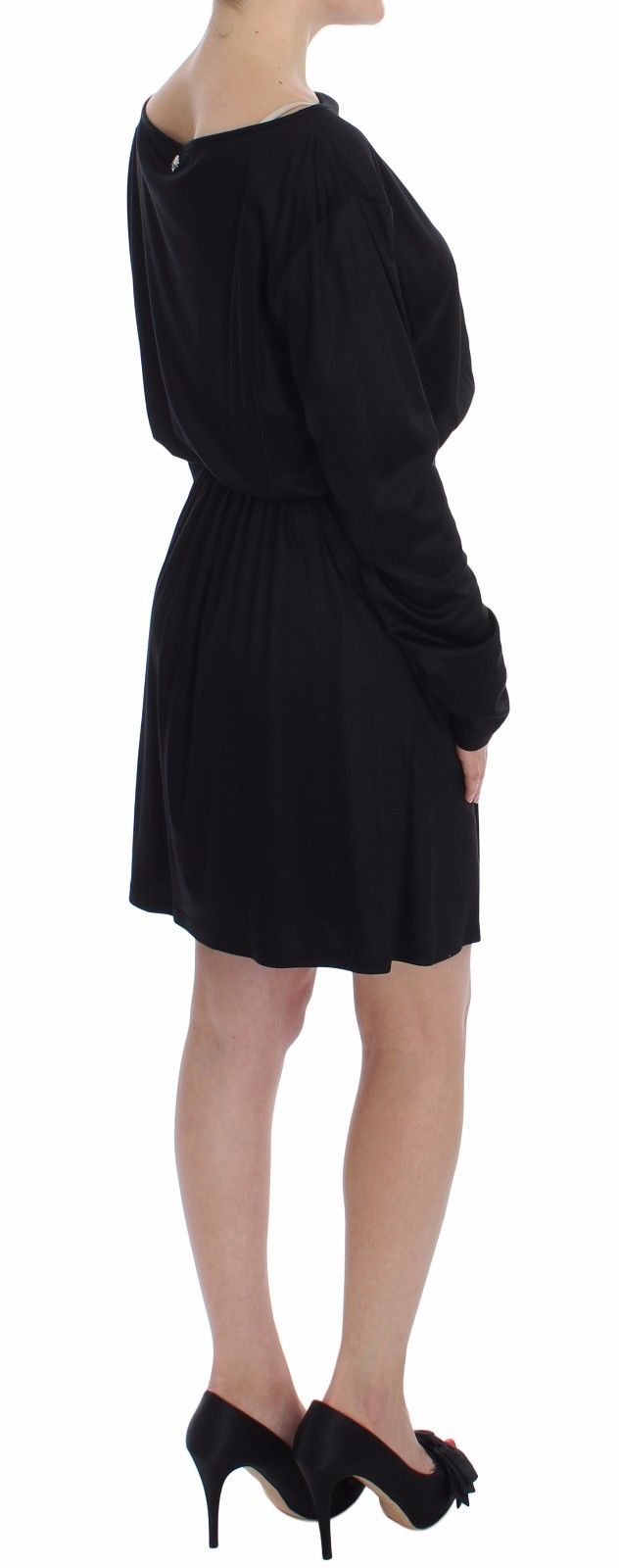 Robe Versace Jeans noire en soie