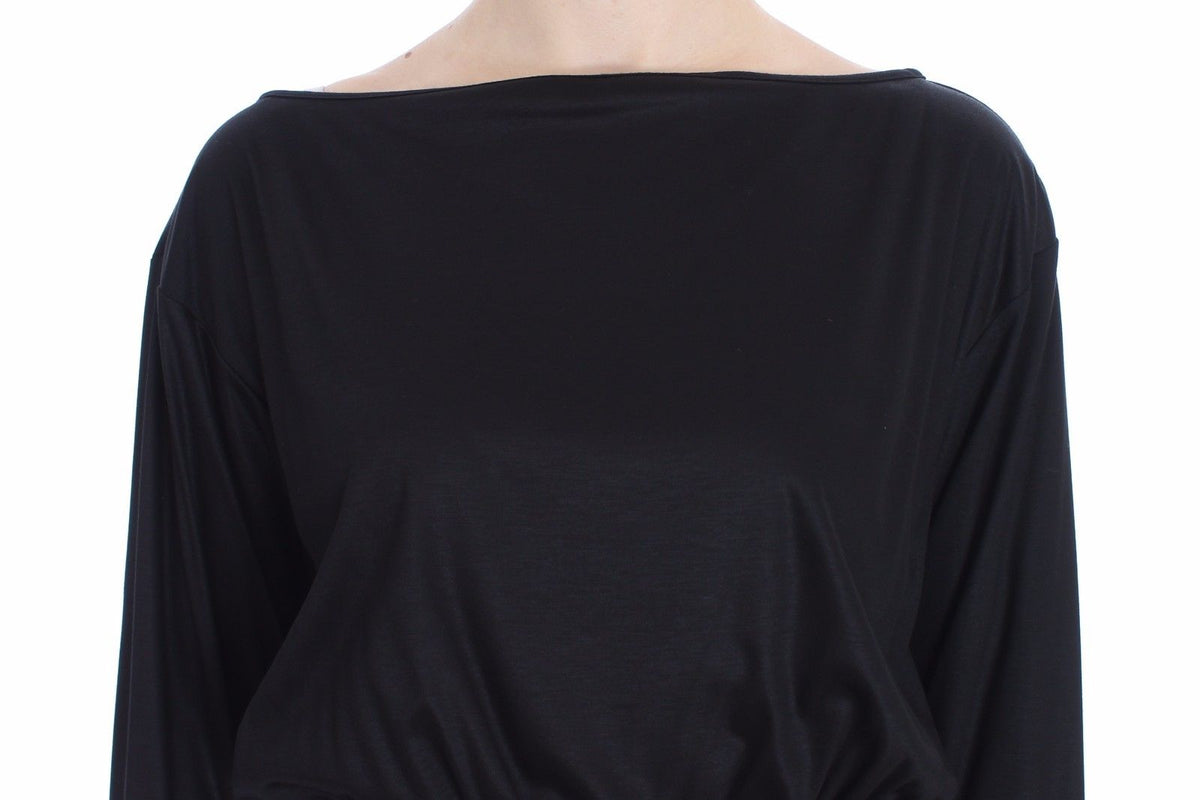 Robe Versace Jeans noire en soie