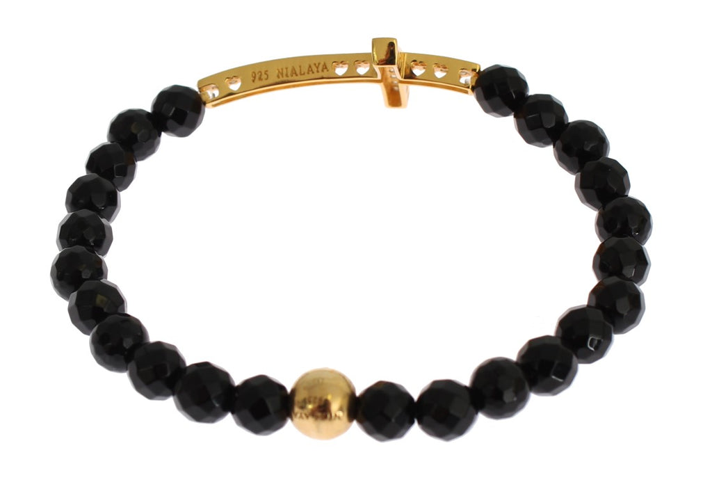 Bracelet Nialaya doré (argent 925)