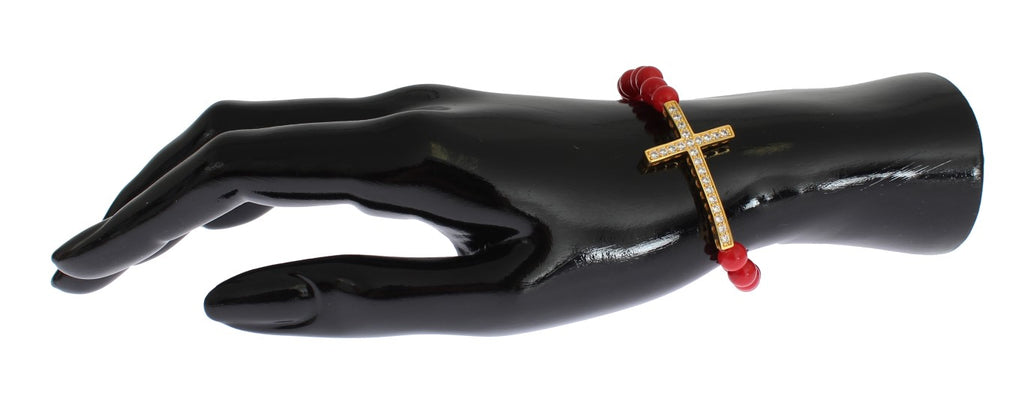 Bracelet Nialaya rouge (argent 925)