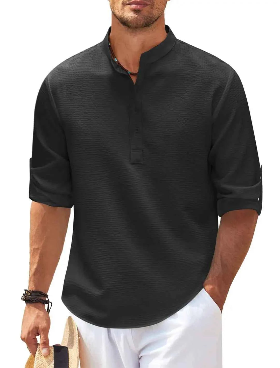 Polo manches longues homme