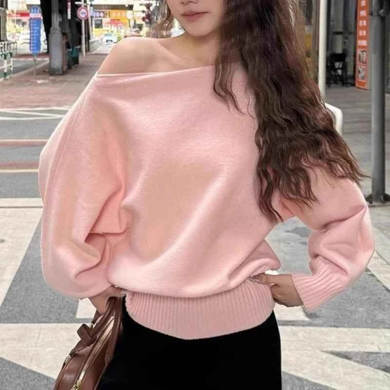 Pull ample manches chauve-souris