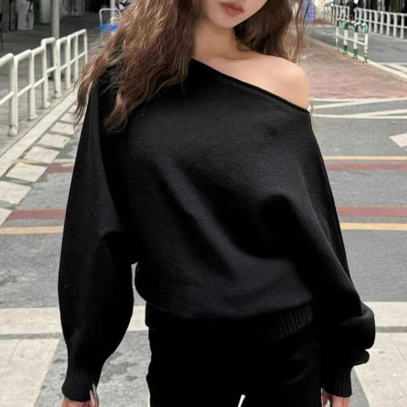 Pull ample manches chauve-souris