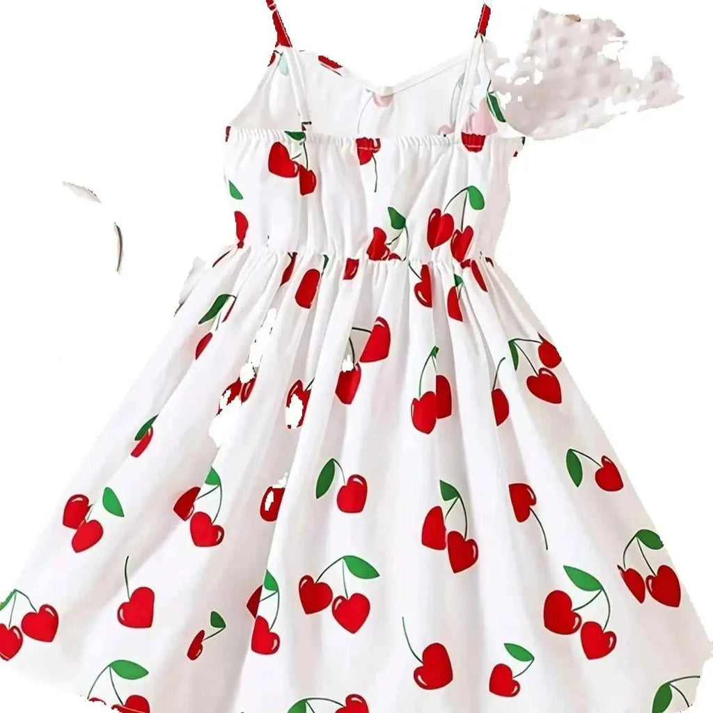 Robe estivale sans manches imprimé fleurs de cerisier
