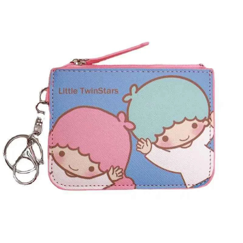Portefeuille-cartes en PU avec porte-monnaie compact