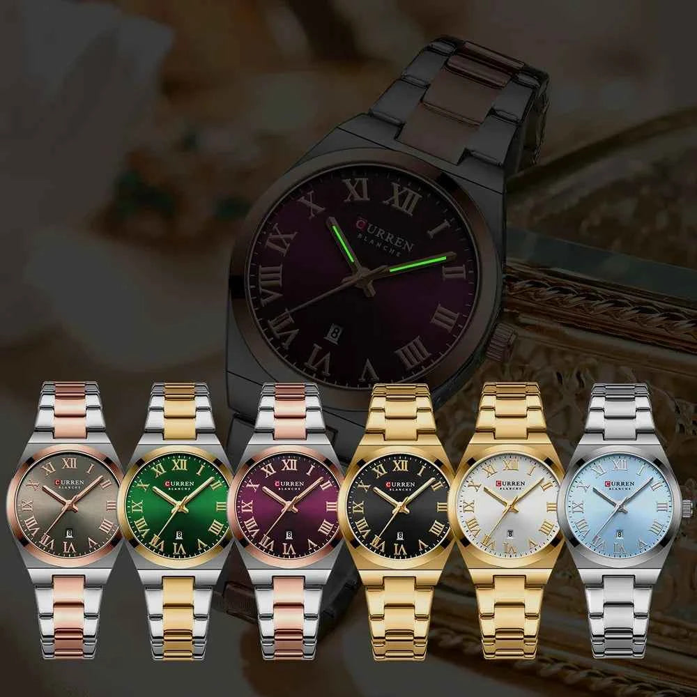 Montre femme étanche acier inoxydable bracelet 33 mm