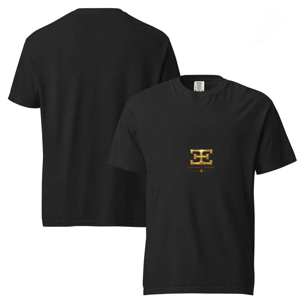 Tee Élégance Empire — Insignia 01 Noir